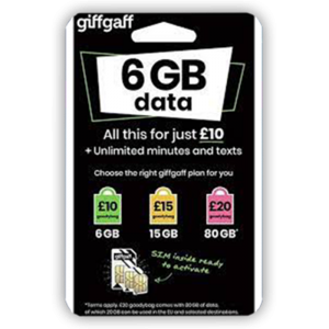 giffgaff GBP20
